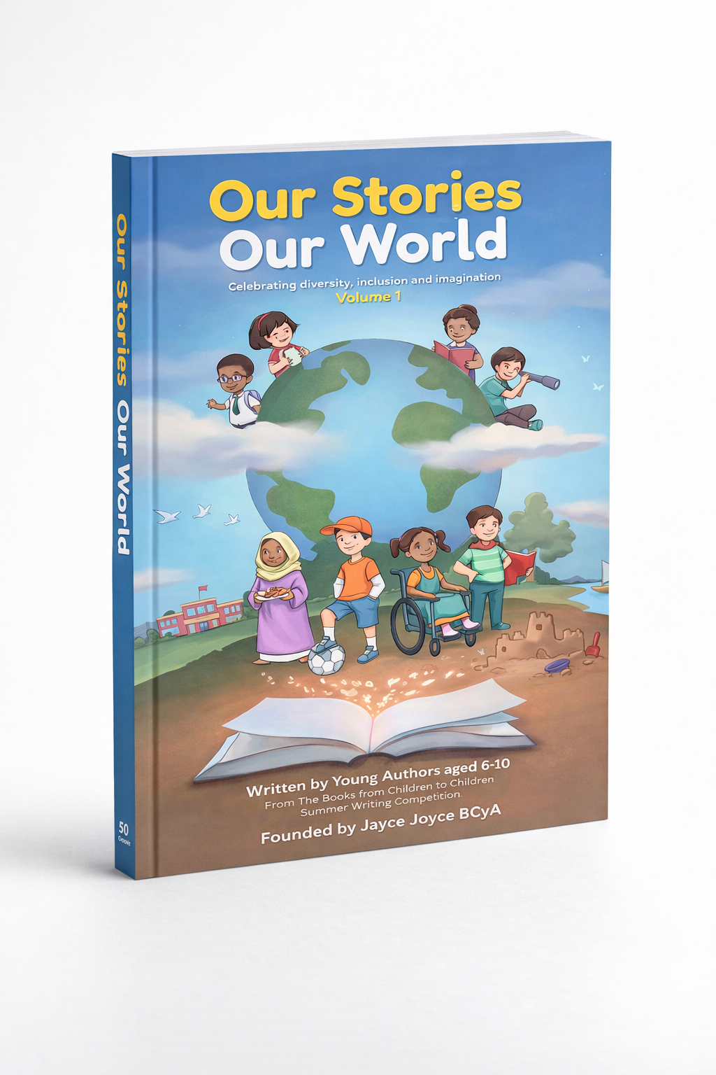 Our Stories Our World - 3D Book Mockup