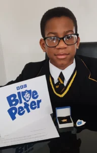 Bbc blue peter badge