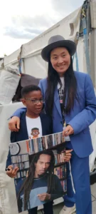 Jayce Joyce at Benjamin Zephaniah Day at Brunel University — first photograph