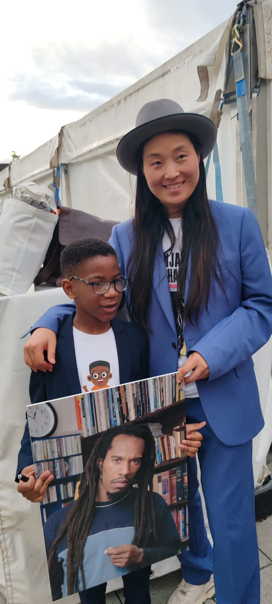 Jayce Joyce at Benjamin Zephaniah Day at Brunel University — first photograph