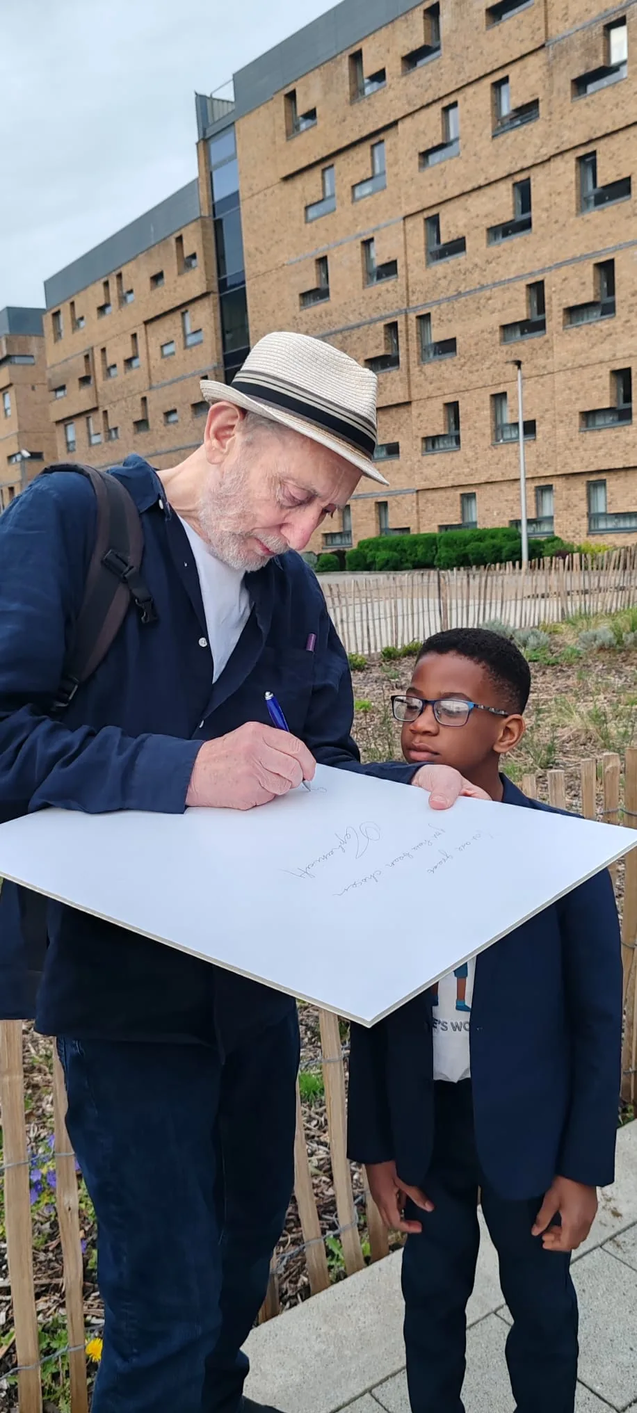 Jayce Joyce at Benjamin Zephaniah Day at Brunel University — second photograph