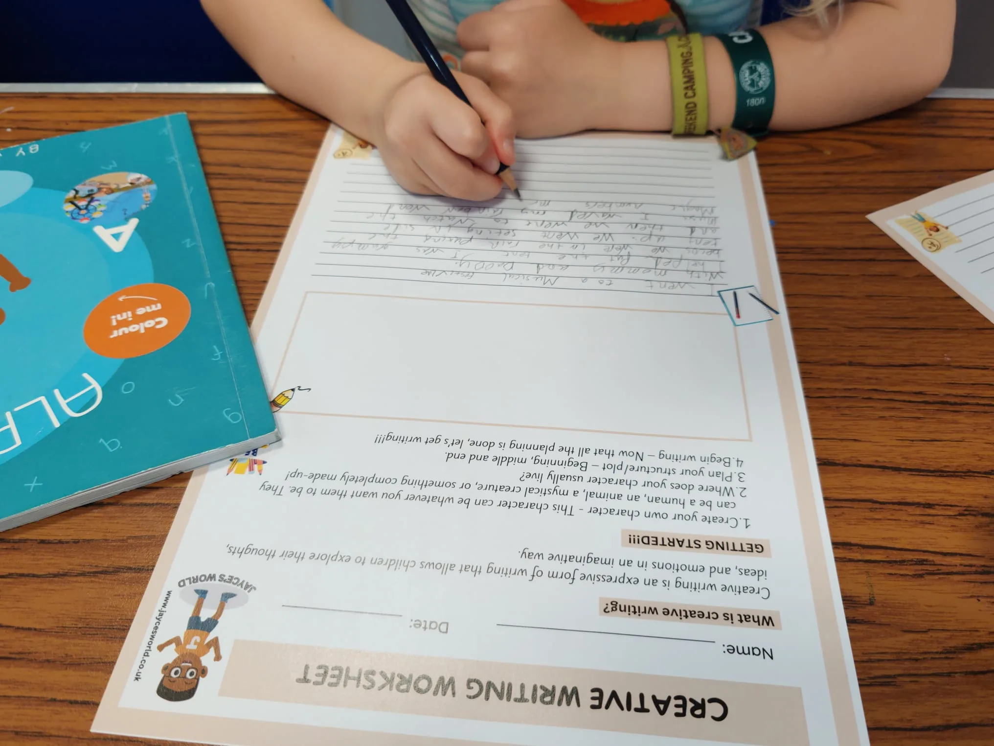 Jayce Joyce at Boldmere Library school visit — photograph 1