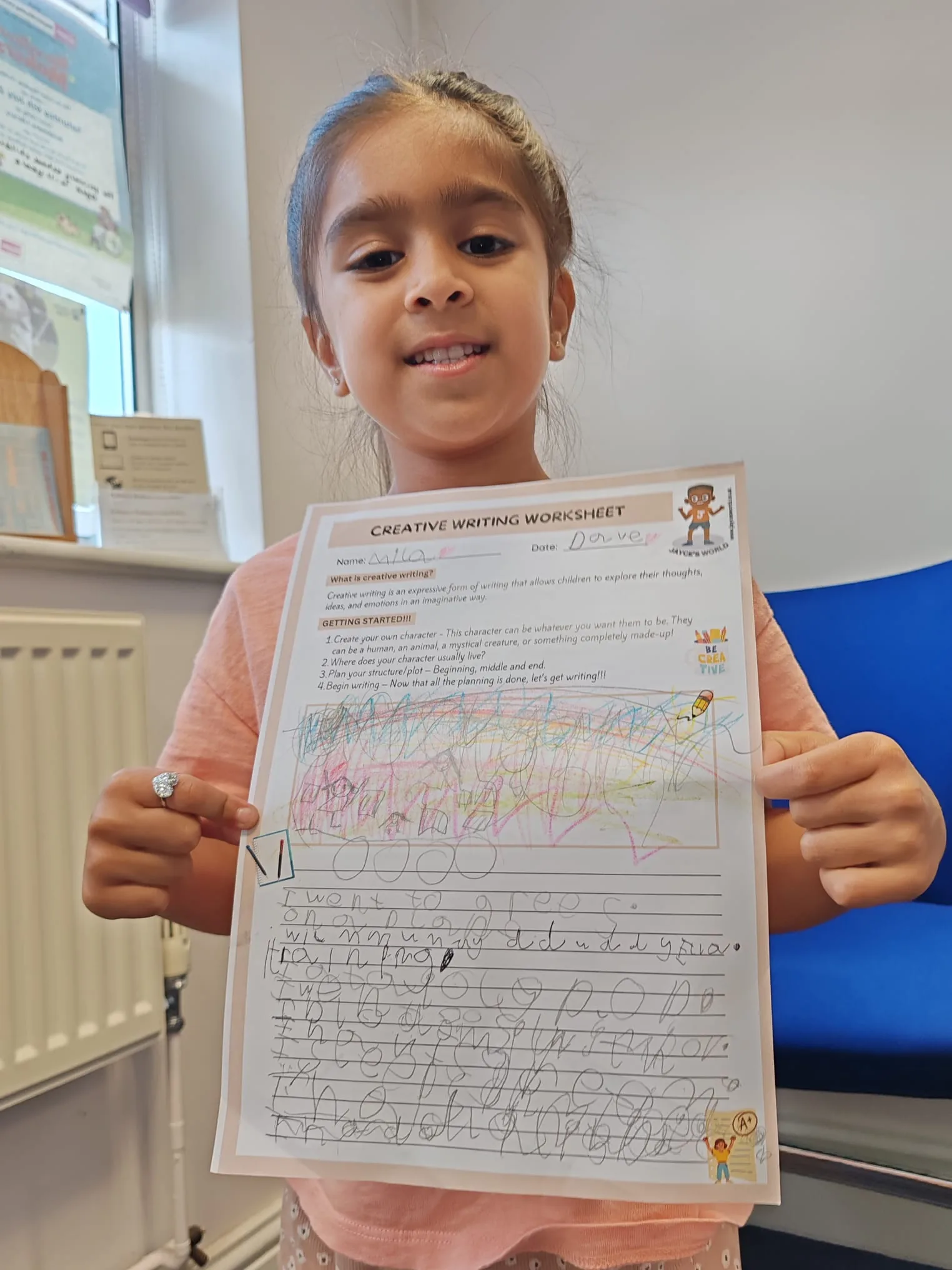 Jayce Joyce at Boldmere Library school visit — photograph 6