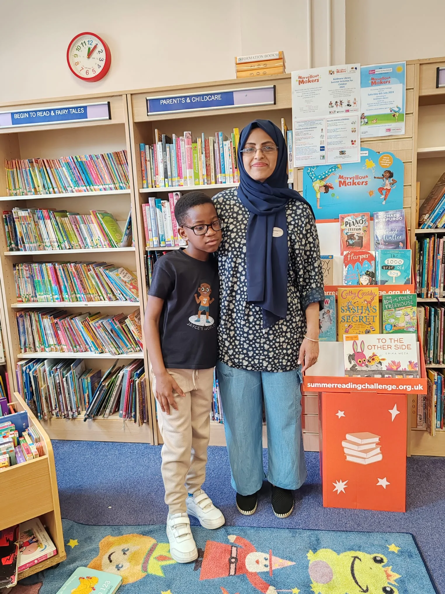 Jayce Joyce at Boldmere Library school visit — photograph 7