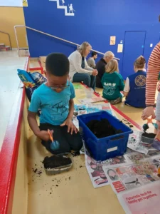 Jayce Joyce community workshop at the Library of Birmingham, August 2023 — photograph 2023